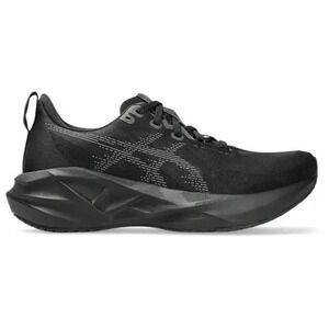 Womens Size 11- ASICS Novablast 5 Black Carrier Grey Running Shoes 1012B765-002